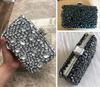 SCIONE Crystal Evening Bag Beaded Day Clutches Lady Wedding Purse Rhinestones Handbag for Women Bag