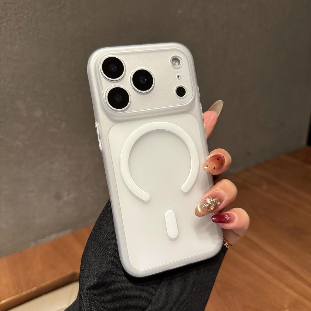 Ultradünne Klare Mattes Für Magsafe Silikon TPU Handyhülle Für iPhone 12 13 14 15 16 17 Pro Max Plus Magnetisches Laden Weiche Hülle