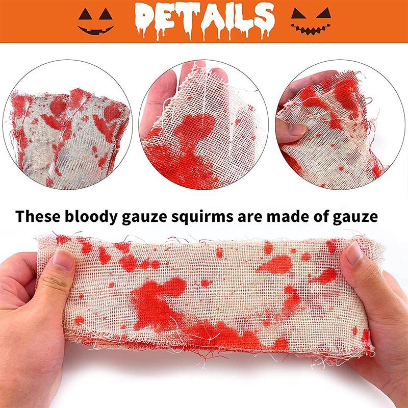 Halloween Gauze DIY Polyester Home Garden Wall Hanging Ornaments Doors and Windows Holiday Supplies