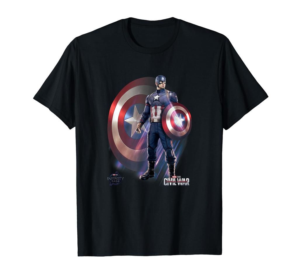Marvel Year of the Shield Captain America Standing Poster T-Shirt