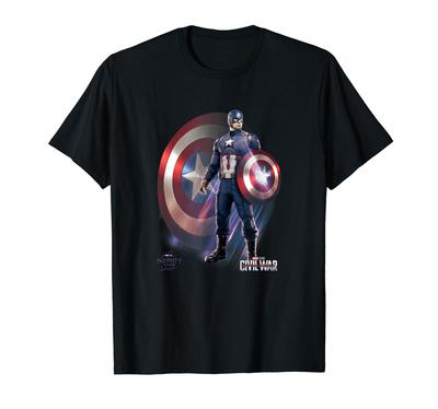 Marvel Year of the Shield Captain America Standing Poster T-Shirt
