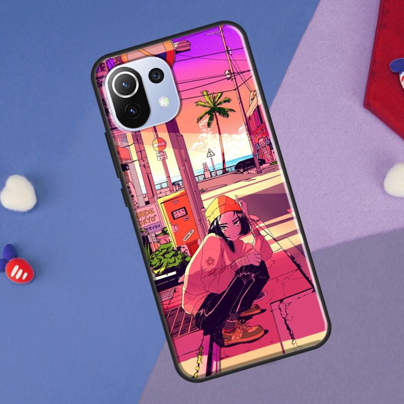 

Vaporwave Glitch Аниме Чехол для Xiaomi 14T Pro 11T 12T 13T 13 14 Ultra POCO X7 Pro X3 X5 F3 F5 F6 M6 X6 Pro Xiaomi 13T (13T Pro)