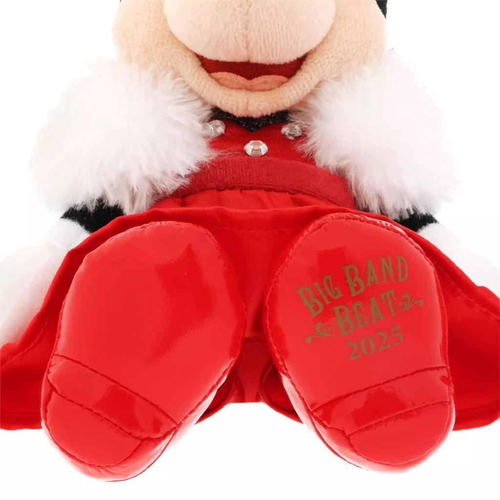Disney Minnie Plush Badge We Love Big Band Beat Japan NEW Disney Store