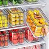 Transparente japanische Kühlschrank-Aufbewahrungsbox für Gemüse und Obst - Lebensmittelqualität