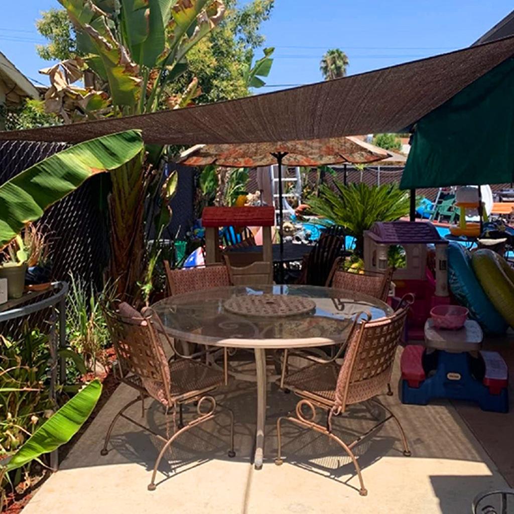 Outdoor Shade Cloth Practical Mesh Cover With Grommets For Garden Pergolas Plant Freeze Protections And Sunblocks