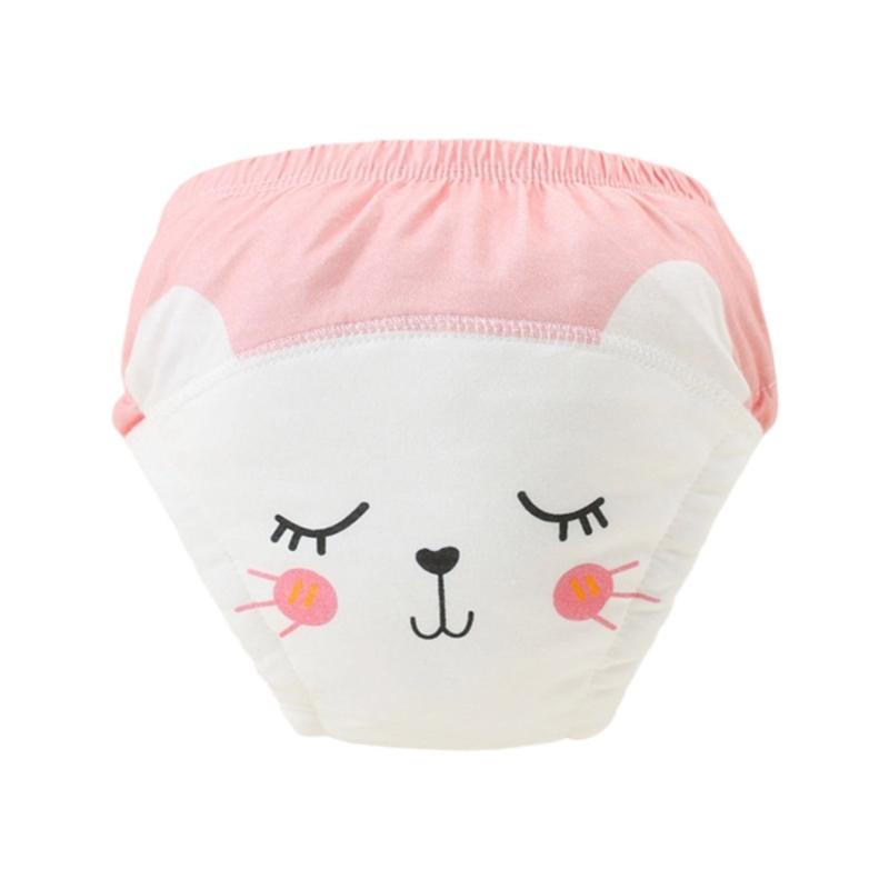 Reusable Cotton Potty Training Underwear Anti Leak Protection Comfortable Washable Toilet Learning Pants For Baby