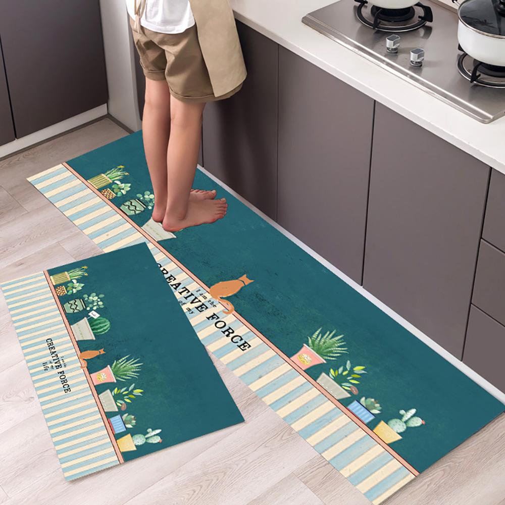 Kitchen Floor Mat Living Room And Bedroom Entrance Door Mat Home Decoration Laundry Room Corridor Long Small Carpet