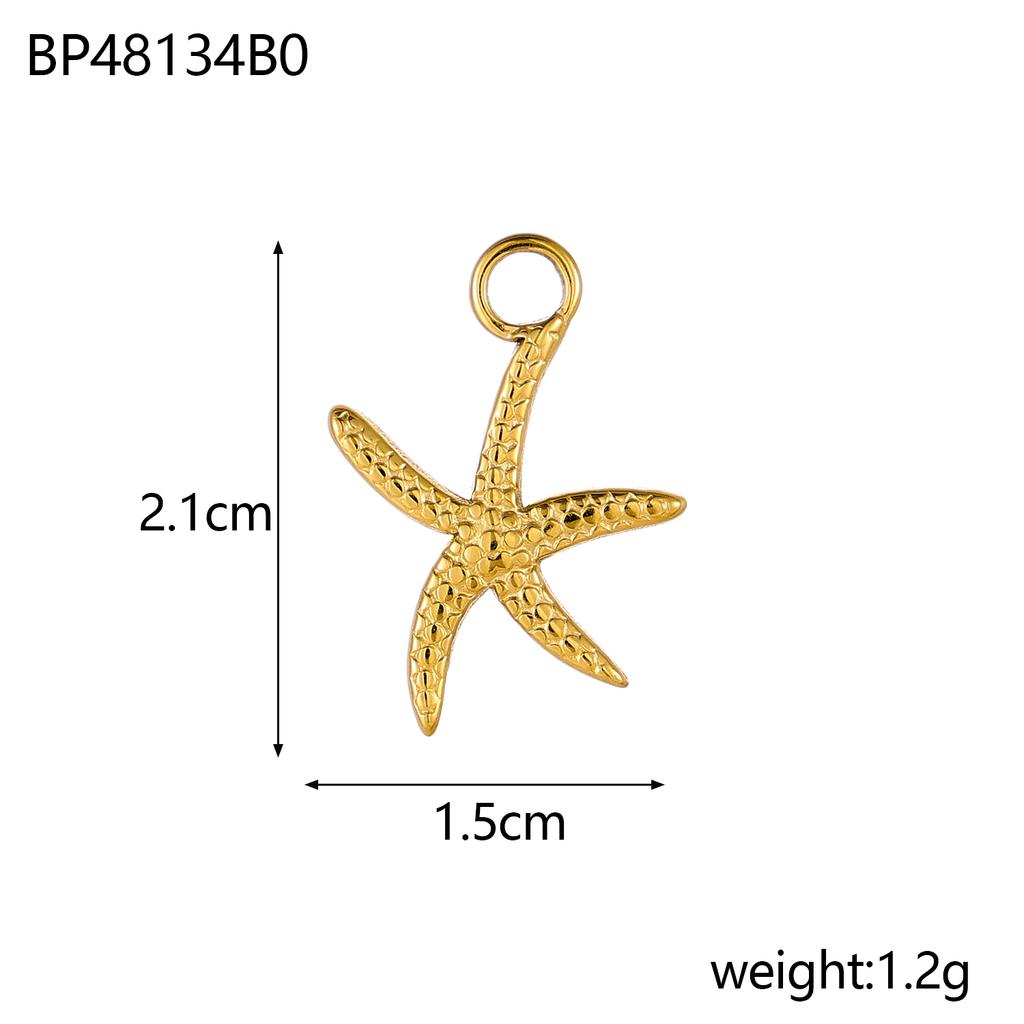 CARLIDANA Delicate Unisex Waterproof Stainless Steel Sun Pendant Moon Charms 18k Gold Color for DIY Jewelry Necklace Jewelry