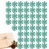 50pcs Christmas Candy Decorative Buttons Resin Red Green Crafting Holiday Buttons Kit DIY Christmas Candy Crafts For Hand Sewing