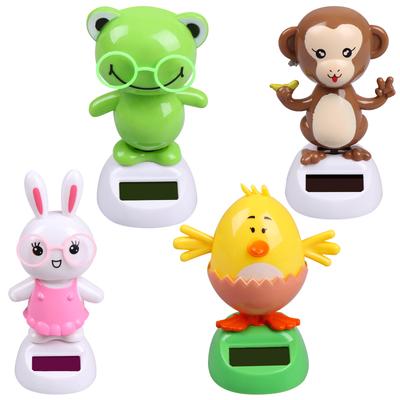 4 Solar Dancing Monkey Toy Solar Powered Dancing Hen In Colorful Pots