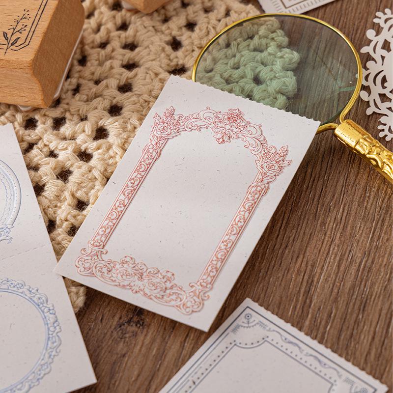 Momo Memory Freeze Series: Tearable Embossed Retro Sticky Notes and Journal Decor