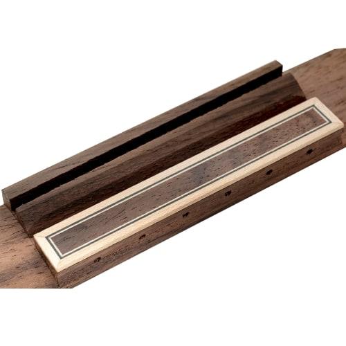 Punte pentru chitară clasică Musiclily, lemn de palisandru, pas 12 mm