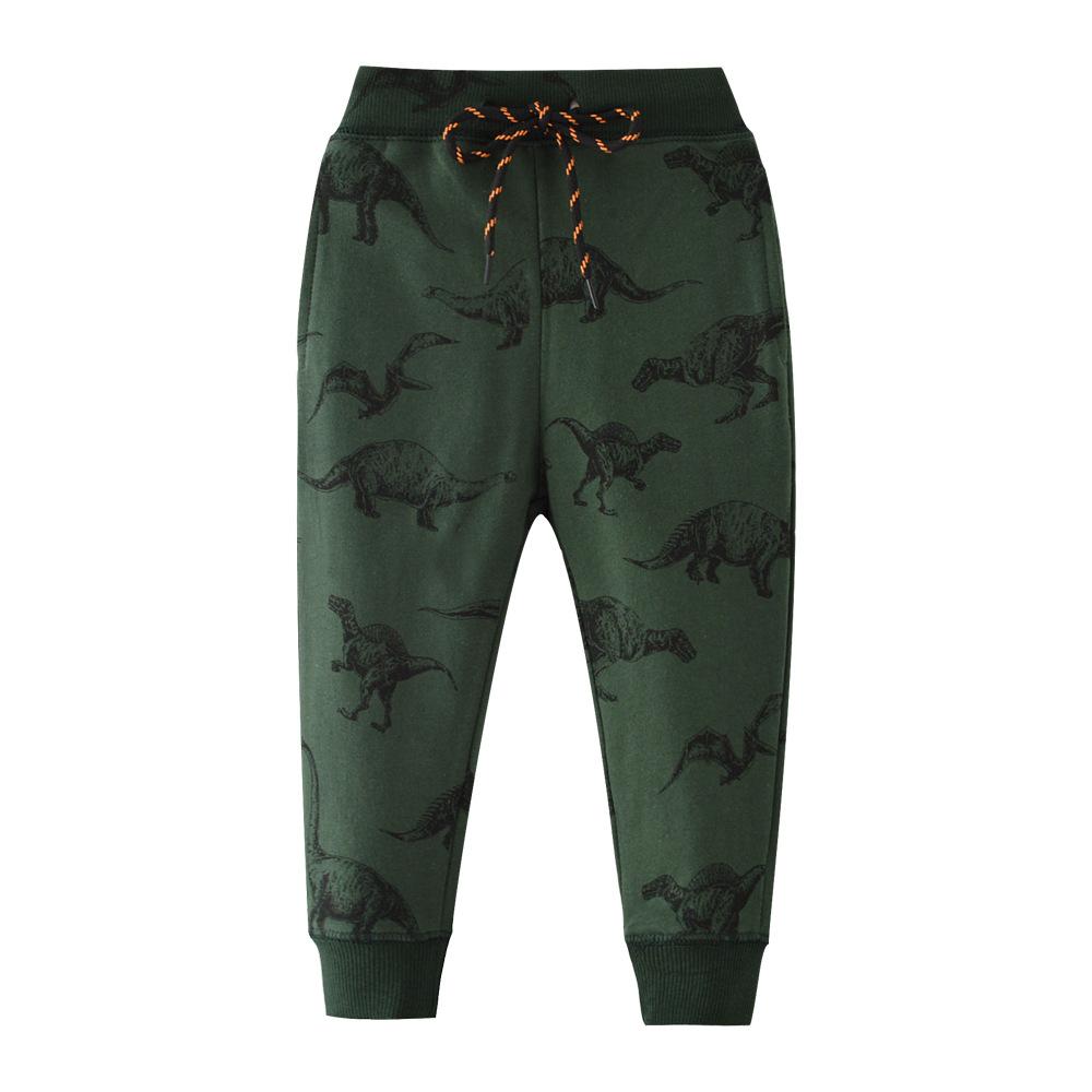 Jumping Meters 2-7T Dinosaurs Long  Pants Boys Sweatpants Animals Girls Full Length Children's Clothes Drawstring Kids Trousers