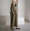 Vestito Oversize Stile Giapponese Coreano Cotone Lino Pullover Girocollo Monocolore Lunghezza al Ginocchio Gonna Svasata
