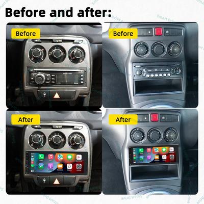 Schermo Carplay 1 Din per Citroen C3 Picasso Tendance 2009-2017 1din Android Radio Stereo Car Multimedia Head Unit Autoradio GPS