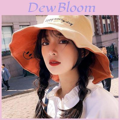 Summer Wide Brim Fisherman Hat For Women With Sun Protection And Doublesided Embroidery