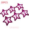 20pcs/lot 3CM Mini Star Hair Clip Kids Glitter Metal Hair Clips Barrettes Hairpins Girls Hair Accessories Headwear Styling Tools