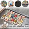 Non-Slip Kitchen Carpets Long Area Rug Floor Mat Vintage Floor Mat Leave-In Entrance Door Bedroom Mats Absorbent Household