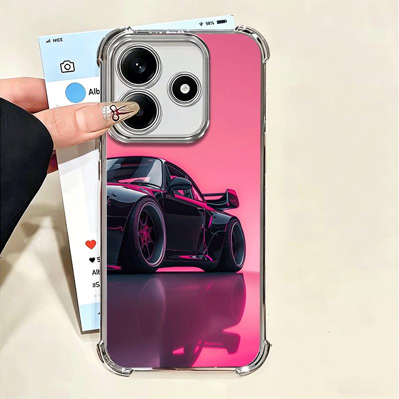 Sports Car RWB Cool Soft Phone Case For Xiaomi Poco X7 X8 Pro Max X6 X5 X3 F8 Ultra F7 M8 M7 M5S Redmi 15C 15A 15 14C 13C 12C 13