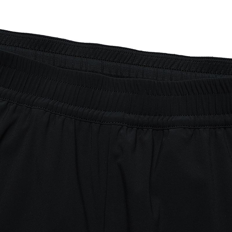FILA Solid Color Logo Knit Jogger Pants Men bottoms Black A11M221607FBK