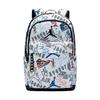 Colorful Graffiti Print Backpack Large Unisex Backpack White JD2533200AD-005