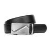 Men's Genuine Leather Automatic Alloy Buckle Belt - Youth Business Style