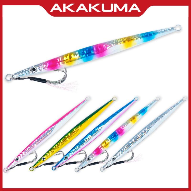 Slow Sinking Long Casting Jig Lures 4g-5g Saltwater Fishing Boat Rock Shore