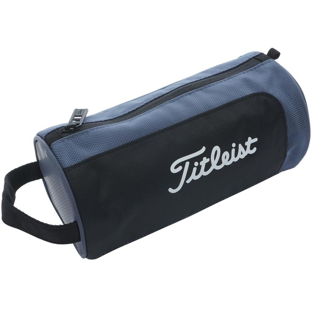 [TITLEIST] Utility Pouch NextGen Valuable Pouch, Washed Indigo x Black