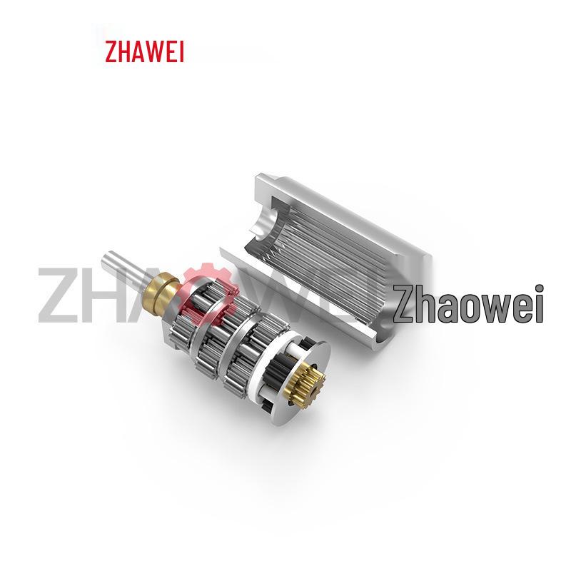 13:1 Reduction Ratio Geared Motor with Encoder & Powder Metallurgy 2-Stage Gearbox