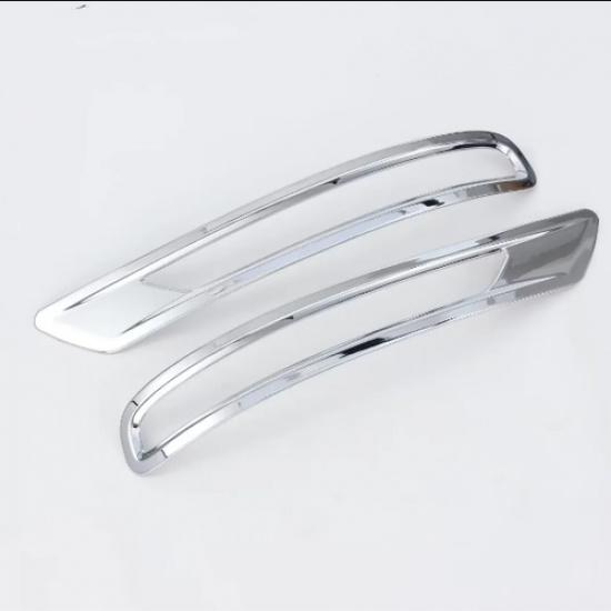 Chrome Rear Fog Light Lamp Cover Trim 2pcs for Mitsubishi Outlander -2024