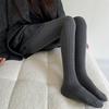 Vintage Chain Twist Striped Pattern Cotton Tights for Women Breathable Leggings Spring Fall Opaque Pantyhose Stockings