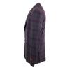 ISAIA 007704 Checked Tailored Knit Jacket Jacket 44 BordeauxUsed