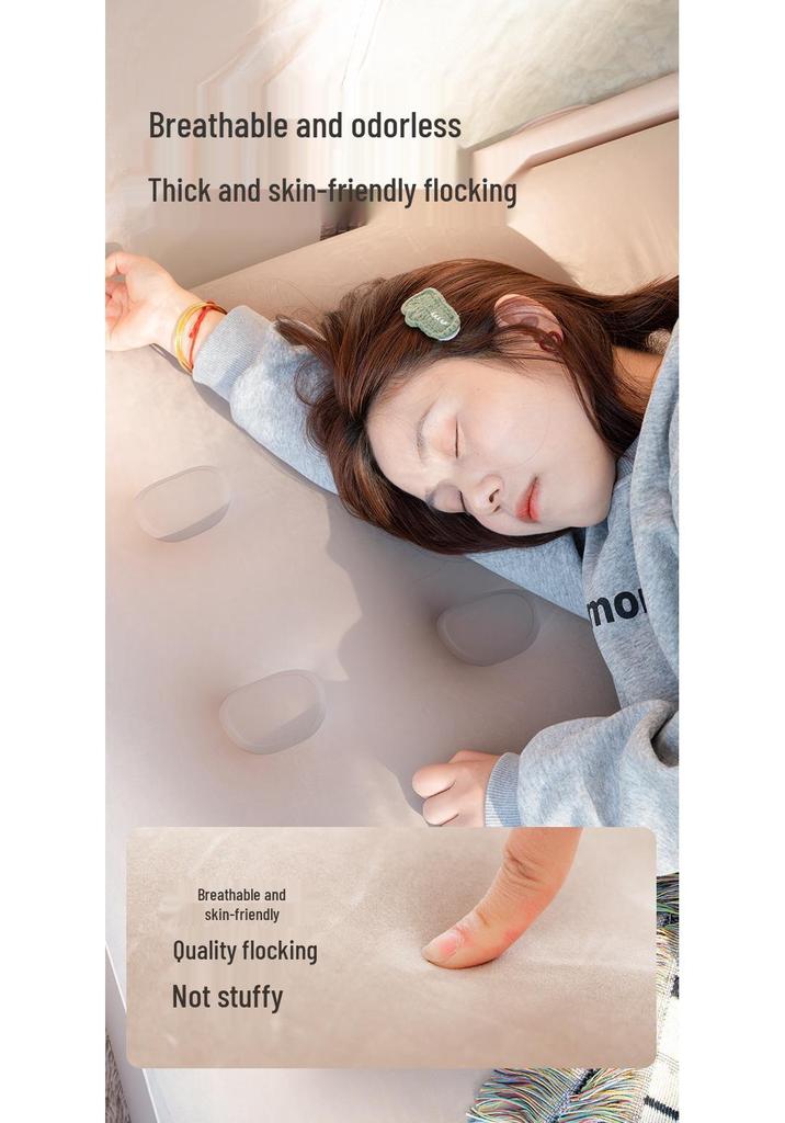 Shan Yue 2-in-1 Inflatable Sofa Bed with Floor Mat - Portable Outdoor Camping Air Cushion
