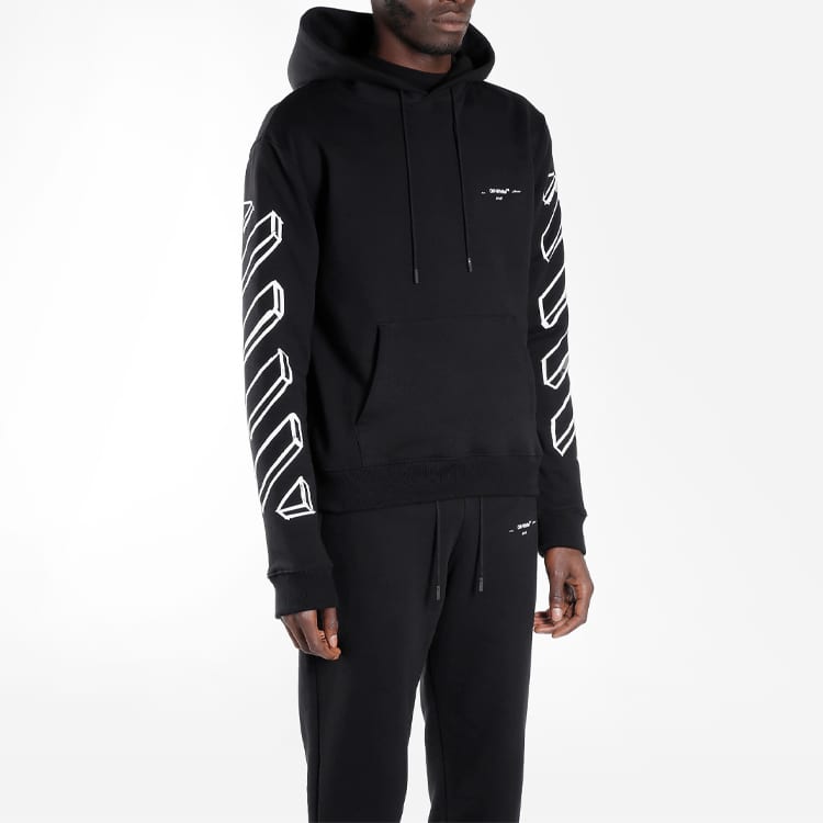 Off-White Chain Arrow Slim Hoodie OMBB034E181920241001