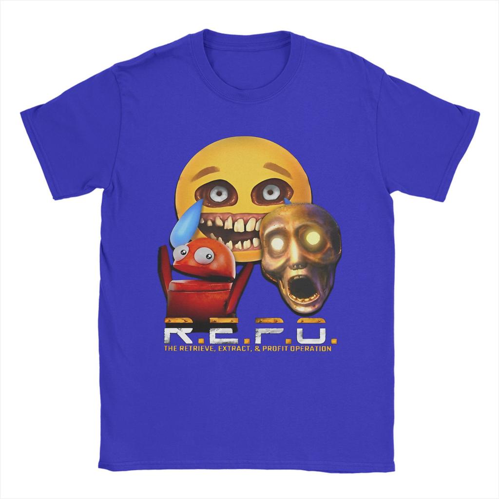 T-Shirt Homme T-Shirts en Coton T-Shirts à Manches Courtes Jeu Chaud Repo Robot Merch Imprimé