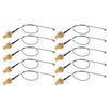 10PCS Coaxial Adapter Cable RF Signal Extension Cables 50 Ohms for GPS Systems Receivers Scanners