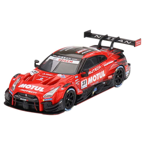 MINI GT 1/64 Scale Nissan GT-R Nismo GT500 NISMO SUPER GT Series 2021 #23 MOTUL AUTECH GT-R Left-Hand Drive Japan Exclusive Finished Model