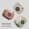 Q86 Retro Camera-Style Bluetooth Headset Bag: Wireless, Digital Display, Long Battery Life.