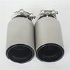 2 buc Universal ID 63MM OD 89MM Capete Finale Eșapament Auto pentru BMW 2.5'' intrare, 3.5'' ieșire Cu Logo