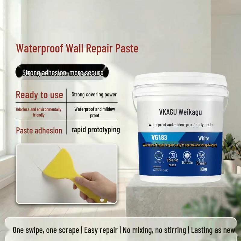 VIKAGU Waterproof Anti-Mold Wall Repair Putty