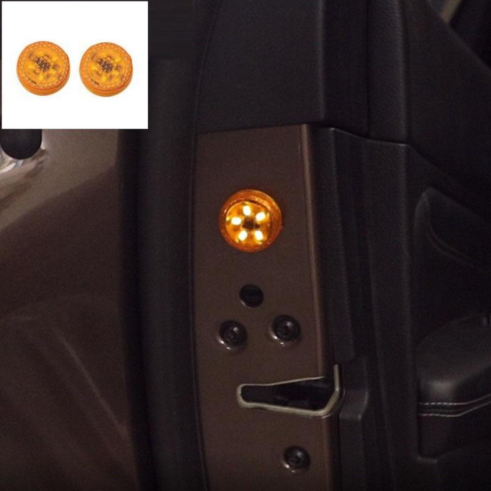2 Stück/Set 5 LED Offene Autotür Warnleuchte Magnetische Anzeigeleuchte Sicherheit Anti-Kollision Blitzlicht Anti-Kollision und Heckaufprallverhütung