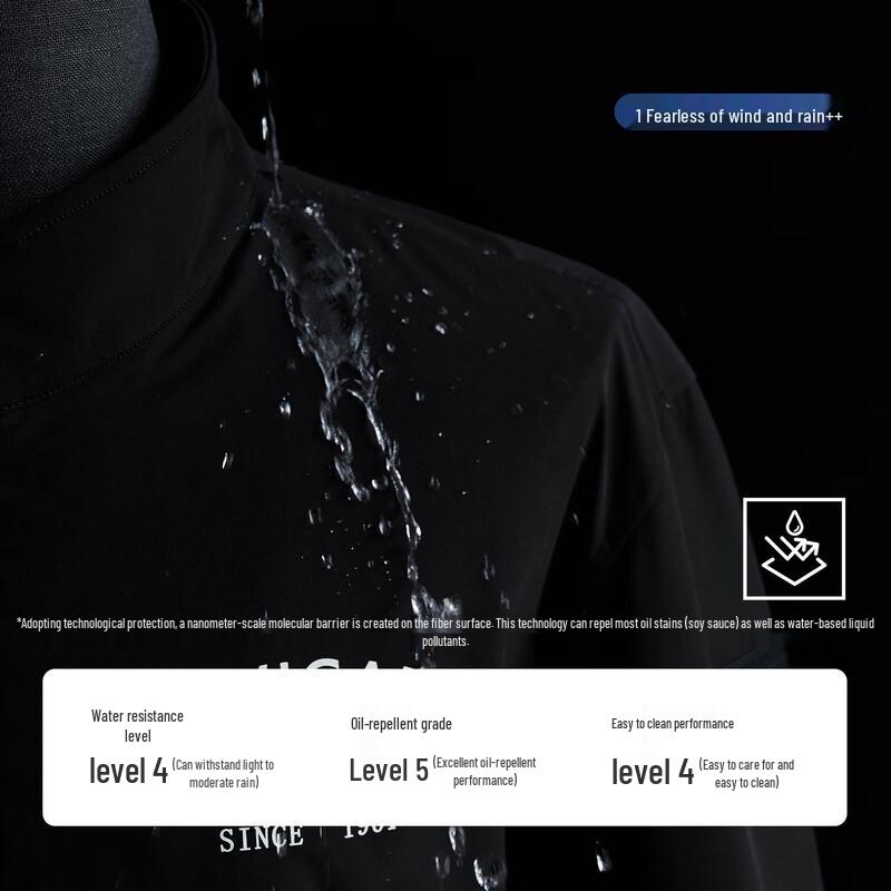 Navigare Men's Stand-up Collar 3-Proof Jacket