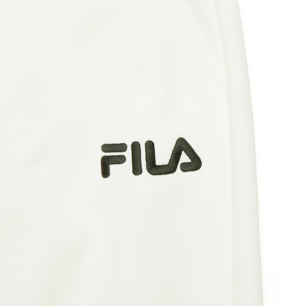 New FILA Knitted Sweatpants Women's Milk Salt White F51W319699FIV