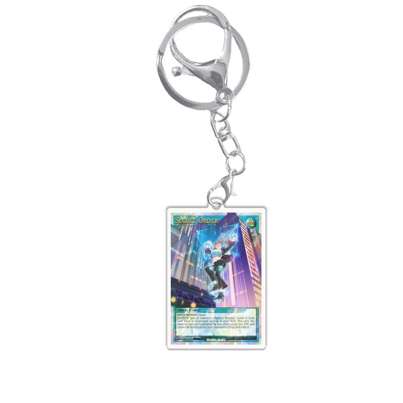 Keychains for Yugioh Rush Duel Rd Princess Cosmos Deathtacle Acrylic Pendant Backpack Ornament Decoration Anime Game Fans Gift