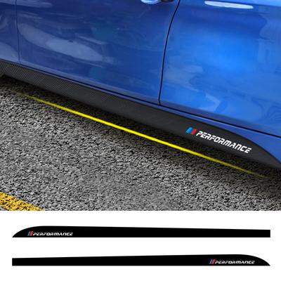 Voor BMW F30 F31 F32 F33 F22 F23 F15 F85 F10 E60 E61 G30 E90 M Prestaties Logo stickers Side rok Vinyl Tuning