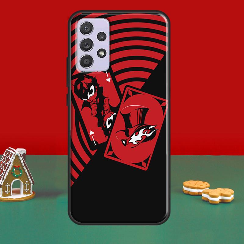 

Чехол для телефона Persona 5 Stars для Samsung A12 A22 A32 A42 A52 A72 A21S A52S A20e A31 A51 A71 A50 A70 Samsung A72