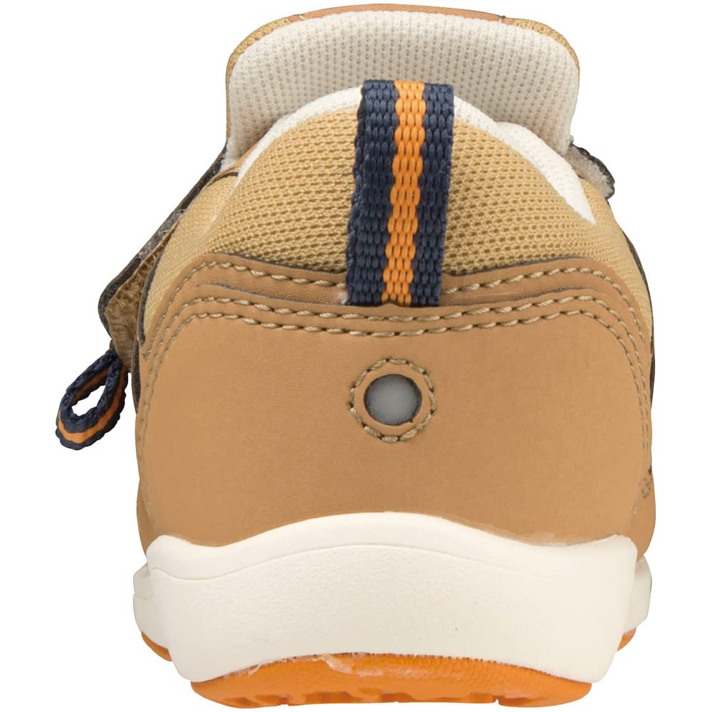 Mizuno Premore Infant 2 Sizes Athletic for Boys and Kids' Shoes, 13-16cm, Shoes, Girls, Kindergarten, Camel/Navy, 15.5cm