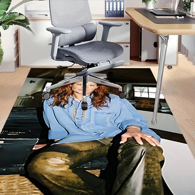 Woman Casual Wear Carpet For Playroom Bedroom Living Room Sofa Home Decor Kids Game Area Rug Nonslip Floor Mat