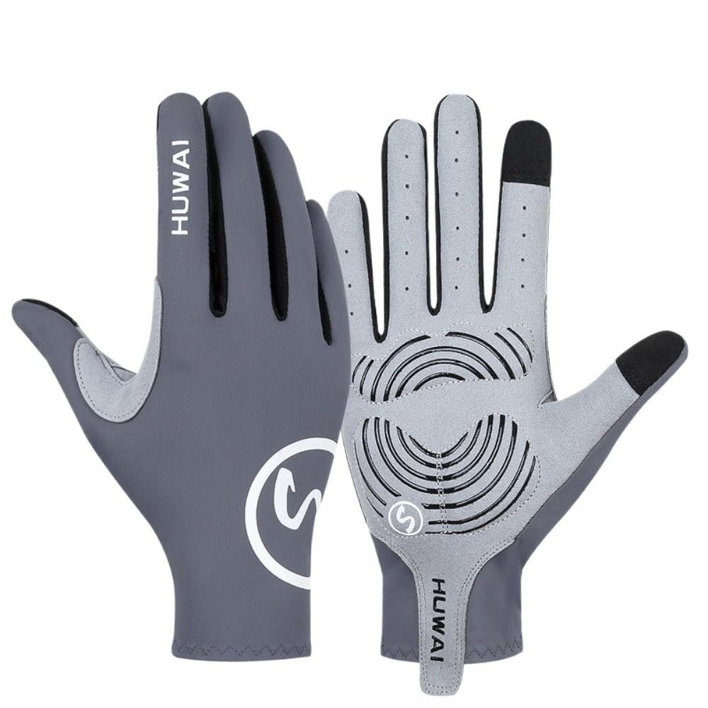 Breathable Long Full Fingers Touch Screen Fitness Gloves New Cycling Gloves  MTB Road Bike
