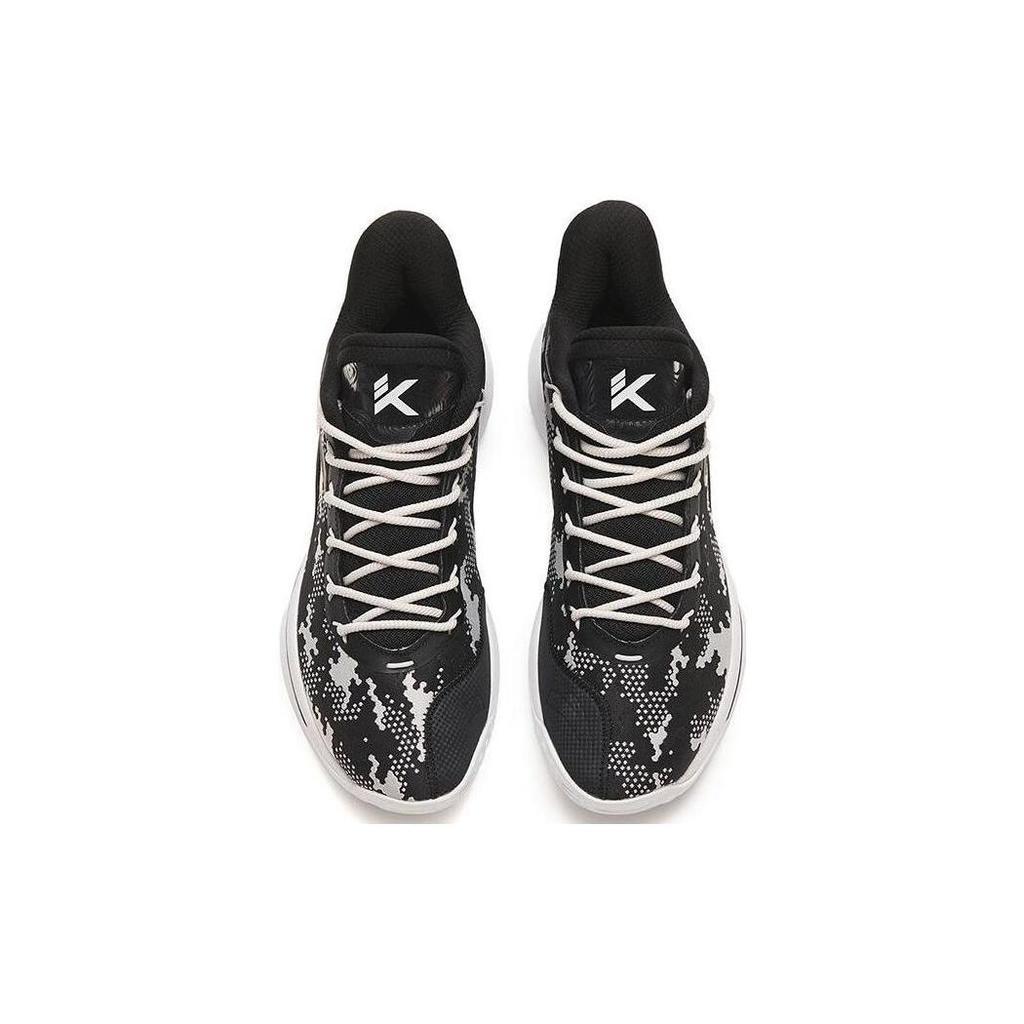 Anta Jianshan 2 Fabric Synthetic Leather TPU Shock Absorption Anti-Slip Wear-Resistant Support Mid-Top Basketball Shoes 112241601-2